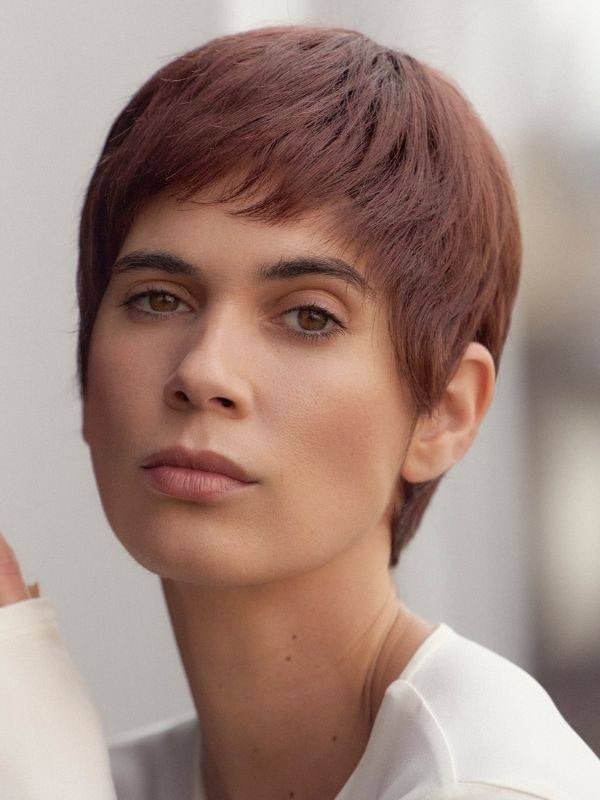 Admirez Zazie Mono : perruque pixie en fibre NJ, tour de tête 54 cm, anti-glisse breveté.