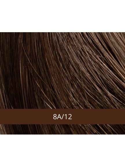 Perruque Nina enfant mi-longue en fibre synthétique, mèche naturelle, ANTIGLISSE breveté