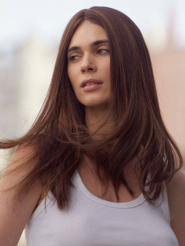 Monica — perruque longue 100% Rémy Hair, coupe naturelle et technologie ANTIGLISSE