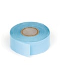 Rouleau adhésif double face transparent spécial tulle : finition mate, tenue forte 2–3 semaines, hypoallergénique.