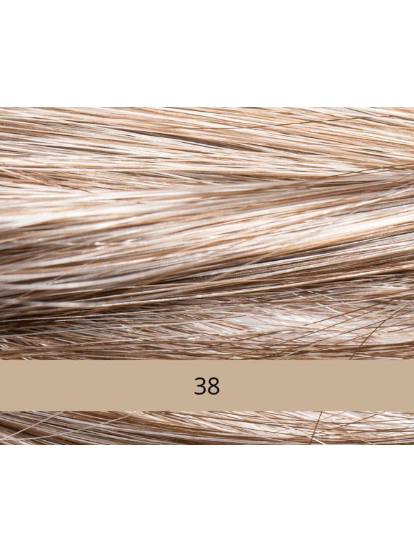 Perruque homme Pilote NJ Création : coupe courte dégradée, tulle frontal discret, fibre synthétique effet naturel, maintien anti