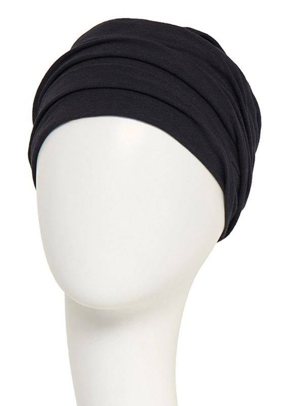 Bonnet turban Viva Câlin Christine Headwear en coton/viscose, doux et respirant, pour cuir chevelu sensible (alopécie, chimio).