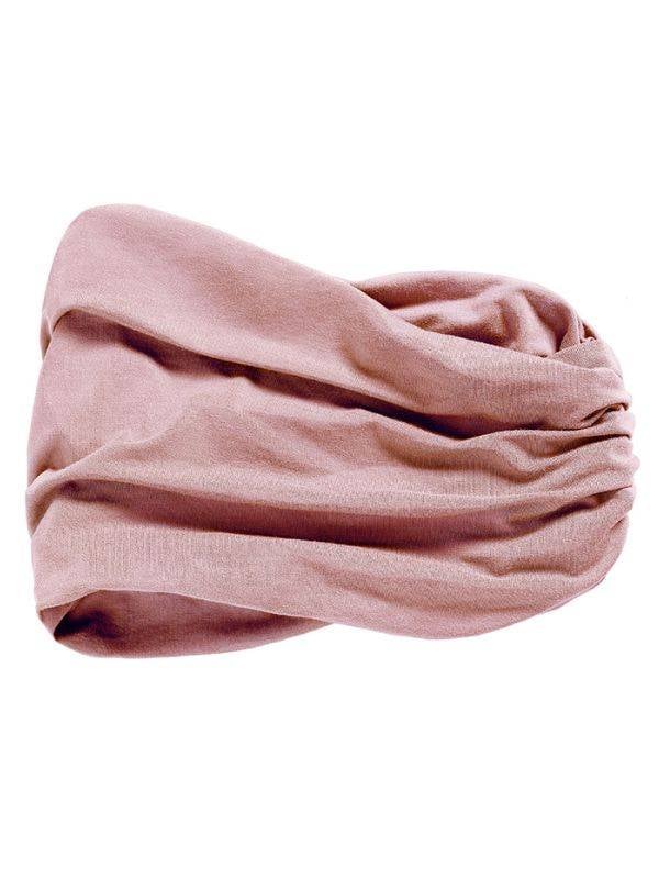 Bandeau Karma en bambou plissé : effet volumateur, doux, léger et respirant, à porter sur turban ou cheveux.