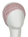 Bandeau Karma en bambou plissé : effet volumateur, doux, léger et respirant, à porter sur turban ou cheveux.