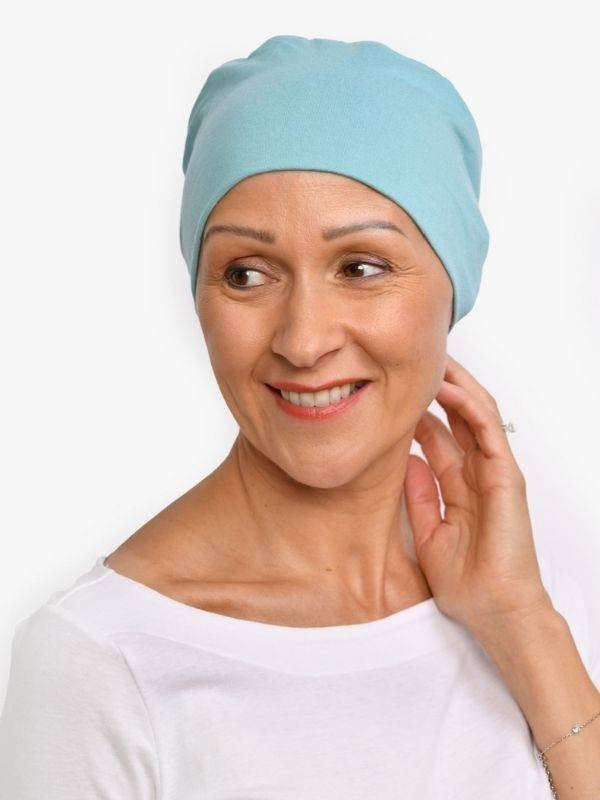 Bonnet chimio de nuit Pipa Rosette La Vedette en viscose, doux et respirant, sans coutures ni élastique