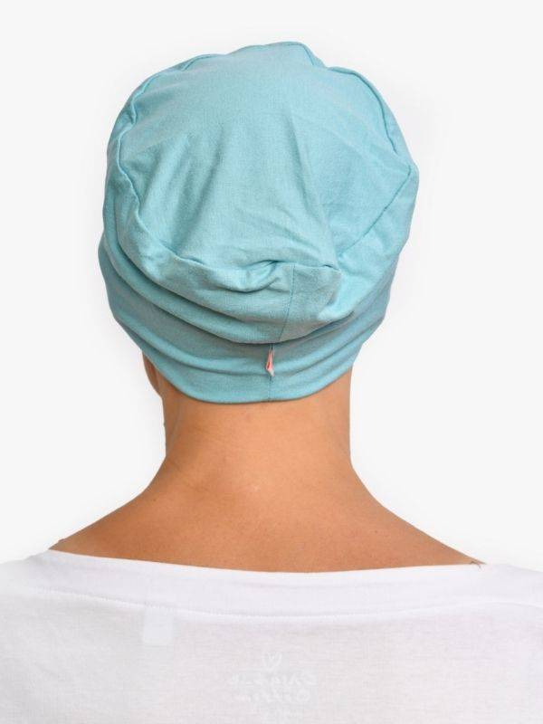 Bonnet chimio de nuit Pipa Rosette La Vedette en viscose, doux et respirant, sans coutures ni élastique