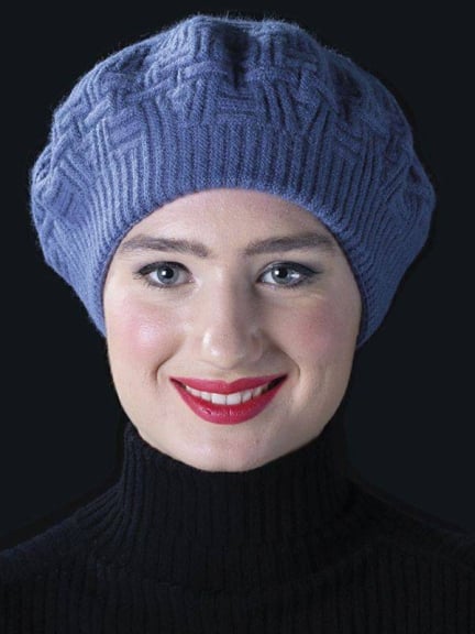 Béret Alexis MM Paris — doux béret en angora, laine et acrylique, coloris tendance