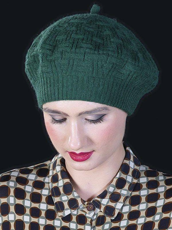 Béret Alexis MM Paris — doux béret en angora, laine et acrylique, coloris tendance
