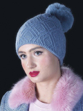 Bonnet Phil MM Paris en acrylique doux, coloris pastels, chaud et confortable pour l’hiver