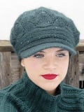 Casquette Elise MM Paris en laine, angora et acrylique : chaude, confortable, coloris doux, style féminin chic