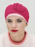 Bandeau Vélia MMParis en dentelle, porté seul ou sur turban – accessoire chic et glamour pour l’hiver