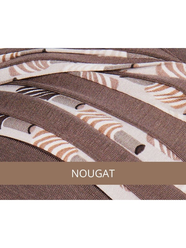 Turban Mira, 95% bambou 5% spandex, bandes pailletées, ultra-doux et confortable