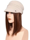 Jana Cap – casquette d'hiver douce, intérieur 85% bambou, style délicat