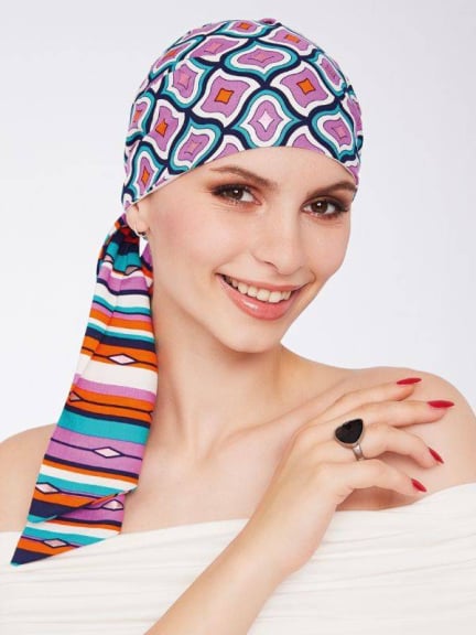 Turban Lory en viscose - coloris vifs Gisela Mayer