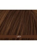 Volumateur Extra Long HH Filler Gisela Mayer : cheveux 100% naturels 45 cm, monofilament transparent, frange 20 cm, densité disc