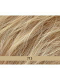 Volumateur Duo Topper Page Gisela Mayer 35 cm : mélange Remy Hair 30% + fibre thermo 70%, base 21x20 cm, fixation 4 pinces.