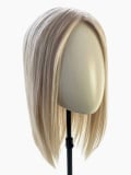 Volumateur Remy Topper Extra Lace Gisela Mayer, cheveux naturels 40 cm, bordure frontale invisible, base 19x18 cm