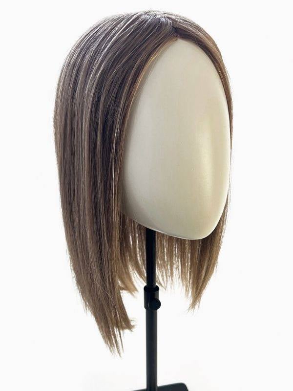 Volumateur Remy Topper Extra Gisela Mayer : topper 15x17 cm, cheveux naturels Remy 40 cm, base PU, effet densité très naturel