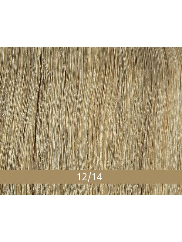 Volumateur Magic Top Lace Echthaar 15x14 cm en cheveux naturels, tulle transparent, clips discrets, longueur 30 cm
