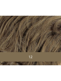 Volumateur Magic Top C en cheveux naturels Remy 45 cm, mono-filament, fixation discrète avec 5 pinces clips (14x13 cm)