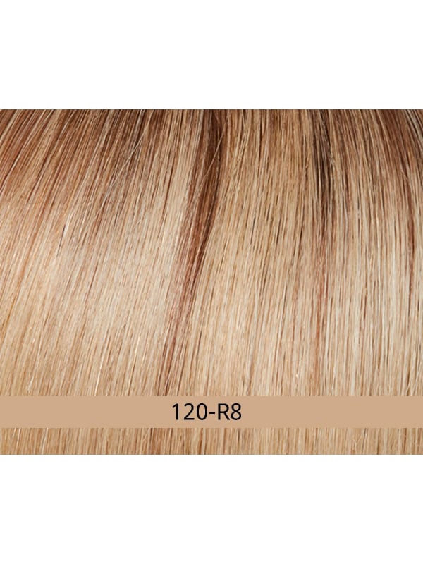 Volumateur Remy Filler Light Long en cheveux naturels 100% Remy Hair, base monofilament transparente 15,5x15 cm, tenue anti-glis