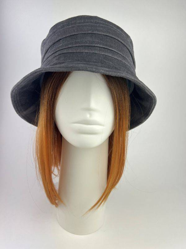 Chapeau Hat Alana - Gisela Mayer, coloris automnaux, 70% viscose 30% lin, doublure 100% viscose