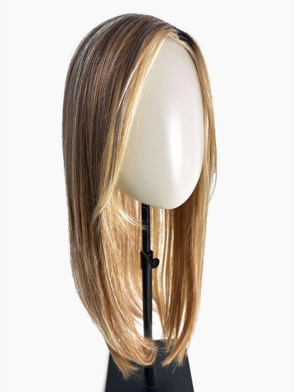 Volumateur Nature Top Ultra Long Gisela Mayer : topper 40 cm en fibre synthétique thermo, mono-filament transparent, fixation 4 