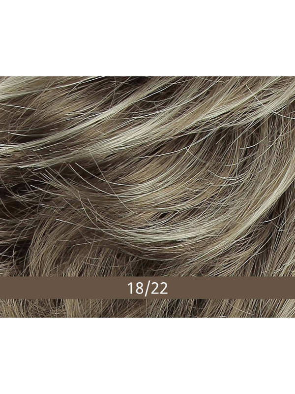 Volumateur Style 159 en fibre synthétique à 4 pinces, 15×12 cm, ondulé 8–10 cm pour un volume naturel et discret