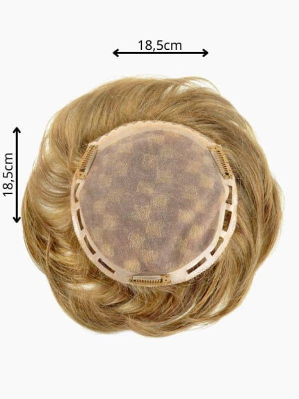 Solution A — Volumateur monofilament 18,5×18,5 cm, 3 pinces pour un volume discret
