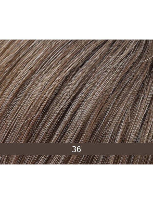 Volumateur New Lucky Long 23x24 cm en fibre synthétique, monofilament discret, fixation 4 pinces pour un volume naturel