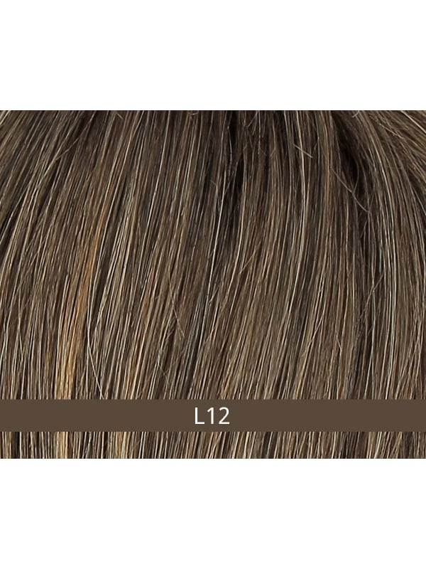 Volumateur New Lucky Long 23x24 cm en fibre synthétique, monofilament discret, fixation 4 pinces pour un volume naturel