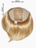 Volumateur Top Comfort Page Long Gisela Mayer : carré long naturel, base monofilament, 4 pinces, volume discret