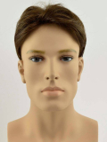 Complément capillaire homme Universal Magic Gisela Mayer, fibre synthétique résistante à la chaleur, base 23x19 cm, coupe courte