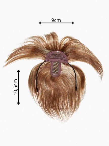 Magic Pony HH — Frange naturelle 20 cm (Bernstein Mix) sur mannequin