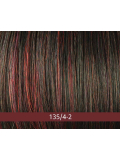 Perruque Magic Cuba Gisela Mayer mi-longue effilée avec frange, fibre synthétique thermo 160°C, rendu naturel et discret.