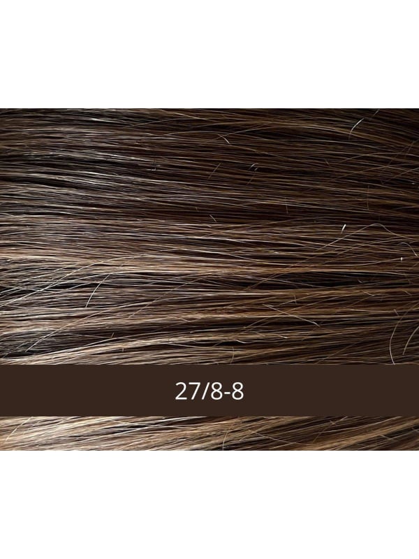 Perruque Magic Liza Gisela Mayer courte avec frange effilée, fibre synthétique premium résistante à 160°C, effet naturel discret