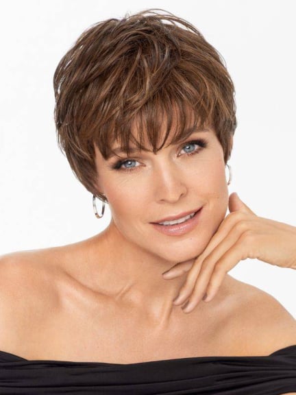 Perruque Magic Lizzy Gisela Mayer — courte, frange, fibre synthétique résistante 160°C