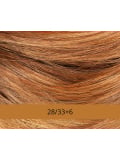 Perruque Magic Mika Gisela Mayer : mi-longue bouclée, grand volume, bordure frontale invisible, fibre synthétique résistante à 1