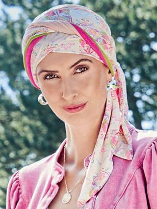 Turban Foulard Béatrice Bambou