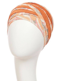 Turban Hindi Bambou Christine Headwear en viscose de bambou Caretech®, bonnet élégant et confortable pour alopécie ou chimio.