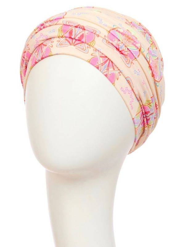 Turban Duo Karma Bambou — turban et bandeau amovible en bambou-viscose, élégant et doux