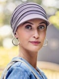 Casquette Drapée Bambou UPF50+ Christine Headwear en viscose de bambou Caretech®, douce et respirante, idéale cuir chevelu sensi