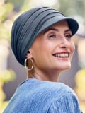 Casquette Drapée Bambou UPF50+ Christine Headwear en viscose de bambou Caretech®, douce et respirante, idéale cuir chevelu sensi