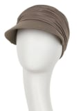 Casquette chimio Drapée Soft Line Sun Christine Headwear : drapé volume, visière, UPF50+ et technologie 37.5® pour cuir chevelu 