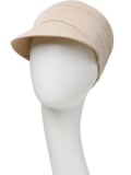 Casquette chimio Drapée Soft Line Sun Christine Headwear : drapé volume, visière, UPF50+ et technologie 37.5® pour cuir chevelu 