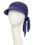 Casquette Briana Cap bambou UPF 50+ Christine Headwear, visière large et pans à nouer pour cuir chevelu sensible