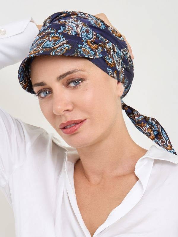 Casquette chimio Vincennes NJ Création, légère et souple, style féminin pour l’été et camoufler l’alopécie