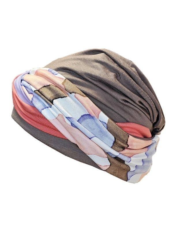 Set Nele — turban 2 en 1 Gisela Mayer : bonnet et bandeau, 95% bambou, doux et extensible