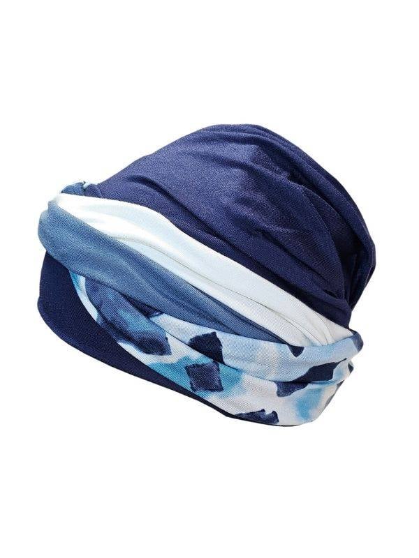 Set Nele — turban 2 en 1 Gisela Mayer : bonnet et bandeau, 95% bambou, doux et extensible