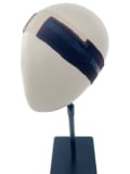 Bandeau anti-glisse Gisela Mayer en silicone avec tulle discret, fermeture velcros réglable, disponible en 2 coloris